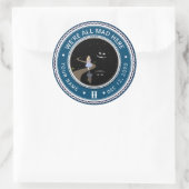 Alice in Wonderland Sobriety Medallion Ronde Sticker (Tas)