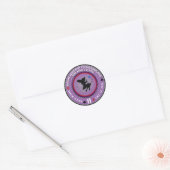 Alice in Wonderland Sobriety Medallion Ronde Sticker (Envelop)