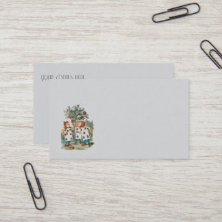 Alice in Wonderland speelkaarten Tuinders Visitekaartje