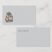 Alice in Wonderland speelkaarten Tuinders Visitekaartje (Voorkant / Achterkant)