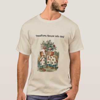 Alice in Wonderland speelt Kaart Gardeners T-shirt