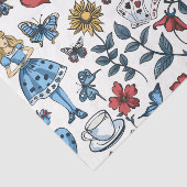  Alice in Wonderland Spelen Kaart Decoupage Tissuepapier (Detail)