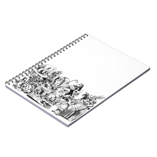 Alice in Wonderland Spiral Notitieboek (Linkerzijde)
