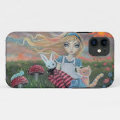 Alice in Wonderland sprookjesachtige fantasiekunst Case-Mate iPhone Case (Achterkant (horizontaal))