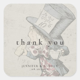  Alice in Wonderland Square Sticker