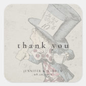  Alice in Wonderland Square Sticker (Voorkant)