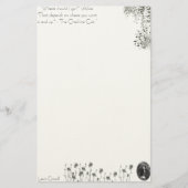 Alice in Wonderland Stationary Lewis Carroll Briefpapier (Voorkant)