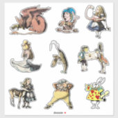 Alice in Wonderland Sticker (Vel)