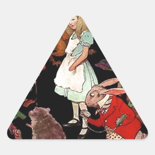 Alice in Wonderland Sticker (Voorkant)
