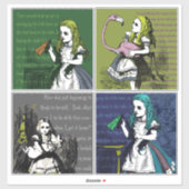 +{ Alice in Wonderland}+ Sticker (Vel)