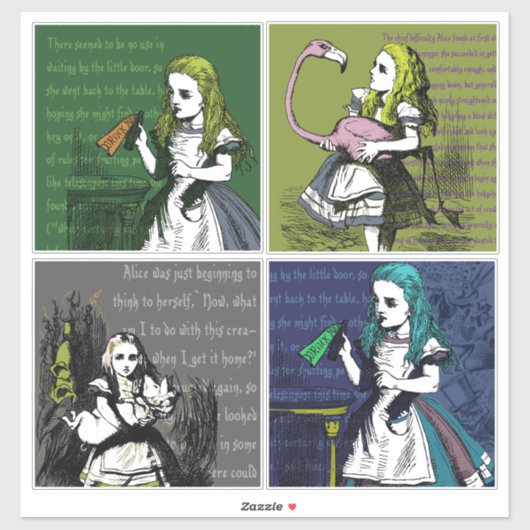+{ Alice in Wonderland}+ Sticker (Vel)