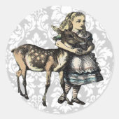 Alice in Wonderland STICKER (Voorkant)
