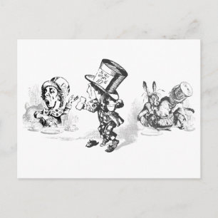 Alice in Wonderland Stickers en Briefkaarten