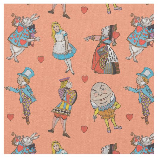 Alice in Wonderland Stof (Close Up)
