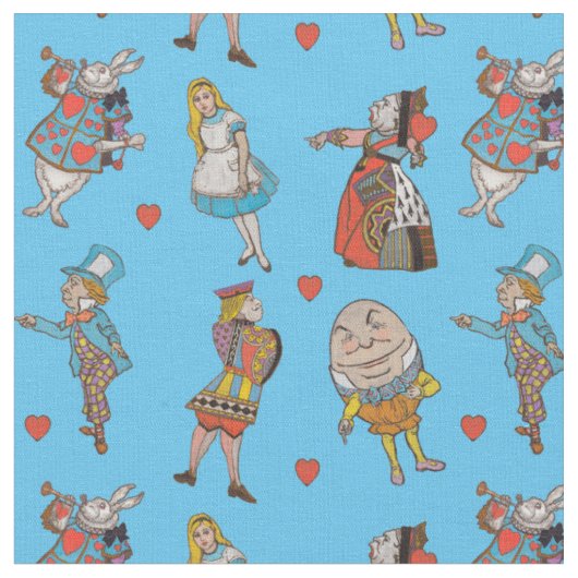 Alice in Wonderland Stof (Close Up)