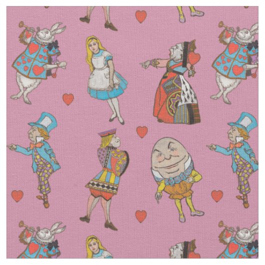 Alice in Wonderland Stof (Close Up)