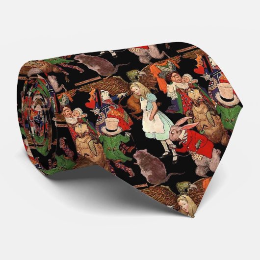 Alice in Wonderland Stropdas (Opgerold)