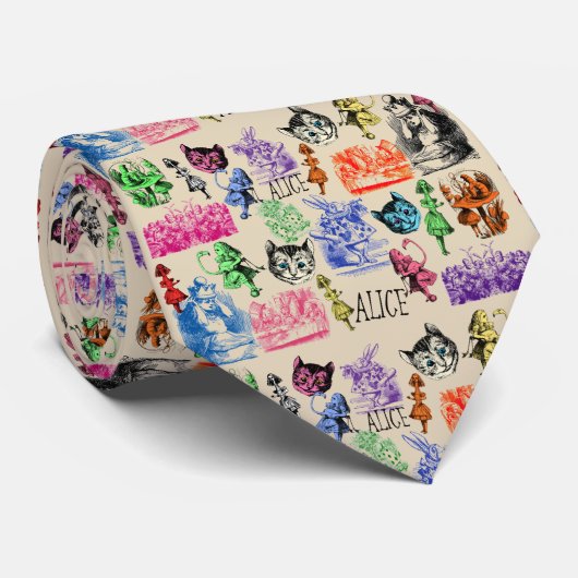 Alice in Wonderland Stropdas (Opgerold)