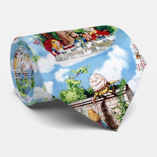 Alice in Wonderland Stropdas (Opgerold)