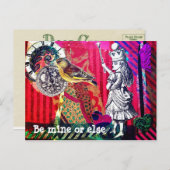 Alice in Wonderland Style Briefkaart (Voorkant / Achterkant)