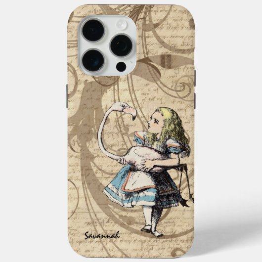 Alice in Wonderland Swirl Case-Mate iPhone Case (Achterkant)