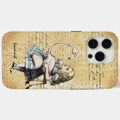 Alice in Wonderland Swirl Casemate iPhone 4 Case-Mate iPhone Case (Achterkant (horizontaal))