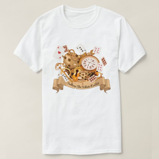 Alice in Wonderland T-Shirt (Design voorkant)