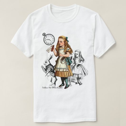 Alice in Wonderland T-shirt (Design voorkant)