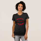 Alice in Wonderland T-shirt (Voorkant volledig)