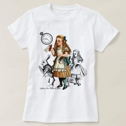 Alice in Wonderland T-shirt (Design voorkant)