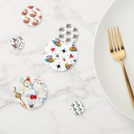 Alice in Wonderland Tafel Confetti