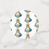 Alice in Wonderland Tafel Confetti (Kleine voorkant)