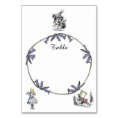 Alice in Wonderland Tafel Kaart (Voorkant)