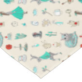 Alice in wonderland tafelkleed (Gekanteld)