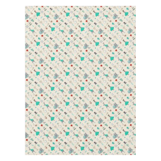 Alice in wonderland tafelkleed (Voorkant)