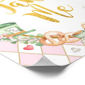 Alice in Wonderland TAKE ME Party Favors Sign Poster (Hoek)