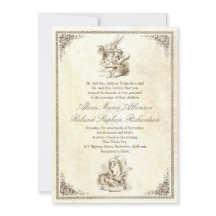 Alice in Wonderland Tale Uitnodigingen