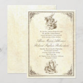 Alice in Wonderland Tale Uitnodigingen (Voorkant / Achterkant)