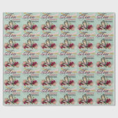  Alice in Wonderland Tea Party BABY SHOWER Cadeaupapier (Vlak)