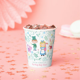 Alice in Wonderland Tea Party Baby shower Papieren Bekers