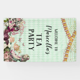 Alice in Wonderland Tea Party Banner