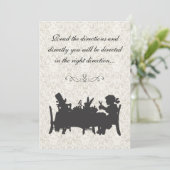  Alice in Wonderland Tea Party Birthday Kaart (Staand voorkant)