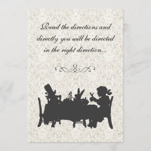 Alice in Wonderland Tea Party Birthday Kaart