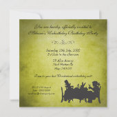 Alice in Wonderland Tea Party Birthday Kaart (Achterkant)