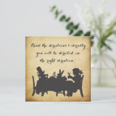  Alice in Wonderland Tea Party Birthday Kaart (Staand voorkant)