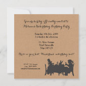 Alice in Wonderland Tea Party Birthday Kaart (Achterkant)