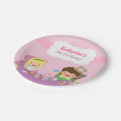Alice in Wonderland Tea Party Birthday Supplies Papieren Bordje (Gekanteld)