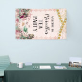 Alice in Wonderland Tea Party Blush & Mint Spandoek (Beurs)