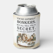 Alice in Wonderland - Tea Party - Bonkers Quote Blikjeskoeler (Blikje Voorkant)