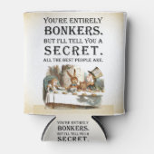 Alice in Wonderland - Tea Party - Bonkers Quote Blikjeskoeler (Voorkant)